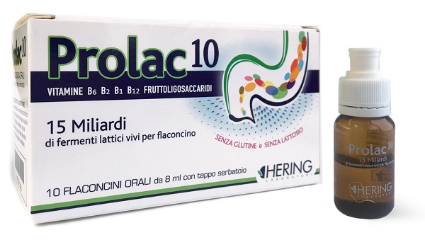 PROLAC10 FERMENTI LATTICI 15 MILIARDI 10 FLACONCINI 8 ML - Luckyfarma.it