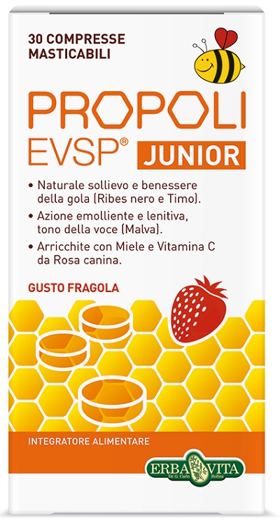 PROPOLI EVSP JUNIOR 30 COMPRESSE - Luckyfarma.it