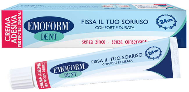 EMOFORM DENT CREMA ADESIVA PER PROTESI DENTALI 45 G PROMOZIONE - Luckyfarma.it