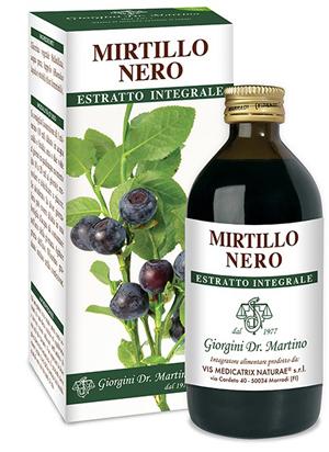 MIRTILLO NERO ESTRATTO INTEGRALE 200 ML - Luckyfarma.it
