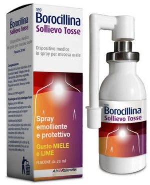 NEOBOROCILLINA SOLLIEVO TOSSE SPRAY 20 ML - Luckyfarma.it