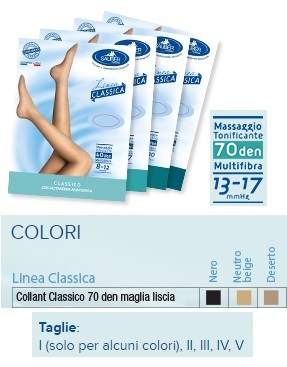 SAUBER COLLANT 70 DENARI MAGLIA LISCIA NERO 5 LINEA CLASSICA - Luckyfarma.it