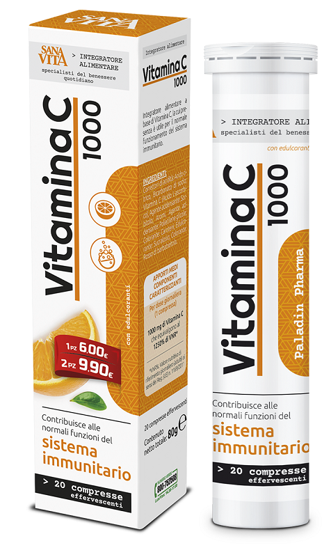 SANAVITA VITAMINA C 20 COMPRESSE EFFERVESCENTI - Luckyfarma.it