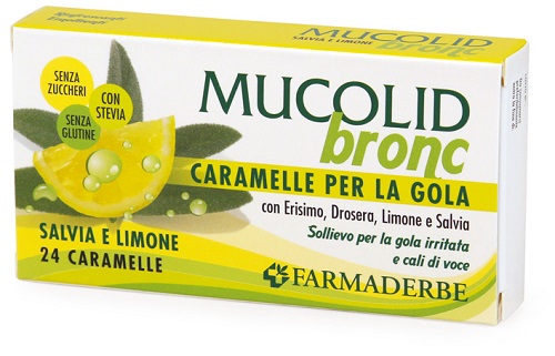 MUCOLID BRONC SALVIA & LIMONE 24 CARAMELLE - Luckyfarma.it
