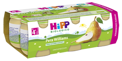 HIPP BIO OMOGENEIZZATO PERA WILLIAMS 6X80 G - Luckyfarma.it