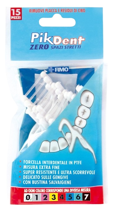PIKDENT ZERO SPAZI STRETTI 15 FORCELLE INTERDENTALI - Luckyfarma.it