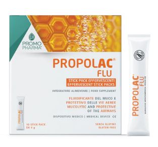 PROPOL AC FLU EFFERVESCENTE 10 BUSTINE - Luckyfarma.it