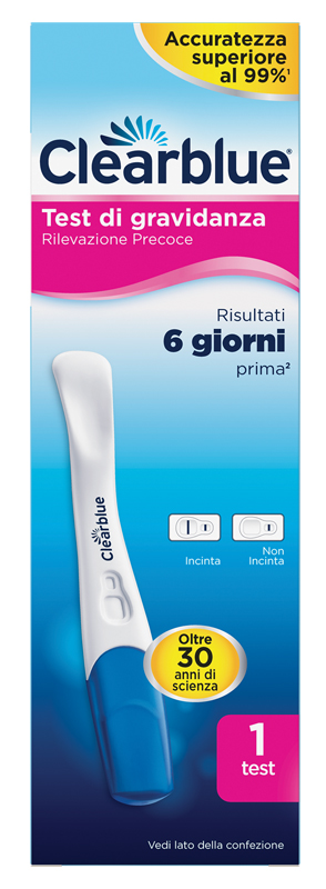 TEST DI GRAVIDANZA CLEARBLUE EARLY 1 TEST - Luckyfarma.it