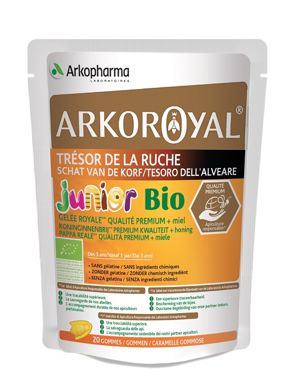 ARKOROYAL CARAMELLE GOMMOSE CUOR DI MIELE 60 PEZZI - Luckyfarma.it