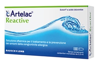 ARTELAC REACTIVE SOLUZIONE OFTALMICA MONODOSE 10 UNITA' DA 0,5 ML - Luckyfarma.it