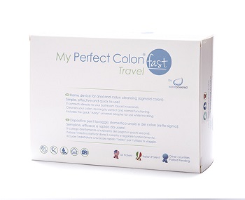 MY PERFECT COLON FAST TRAVEL LAVAGGIO INTESTINALE KIT COMPOSTO DA MY PERFECT COLON FAST + FILTRO CON ADATTATORE RUBINETTO+ ADATTATORE UNIVERSALE +CANNULA RETTALE 12 PEZZI +ASTUCCIO - Luckyfarma.it