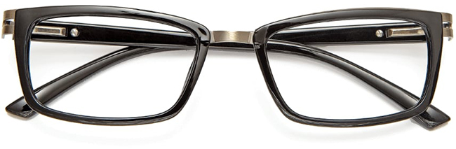 OCCHIALE DA LETTURA PREMONTATO TWINS PLATINUM LUGANO NERO +3,50 - Luckyfarma.it