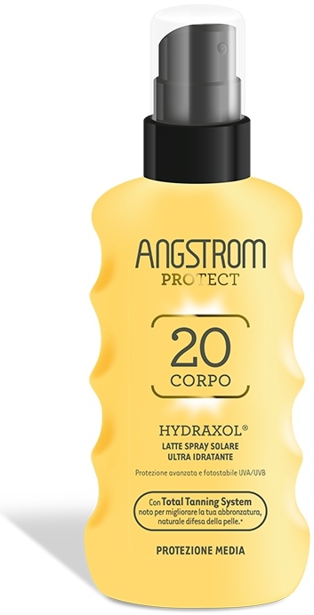 ANGSTROM PROTECT HYDRAXOL LATTE SPRAY SOLARE PROTEZIONE 20 175 ML - Luckyfarma.it