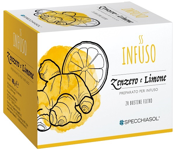 INFUSO TISANA ZENZERO + LIMONE 20 FILTRI - Luckyfarma.it