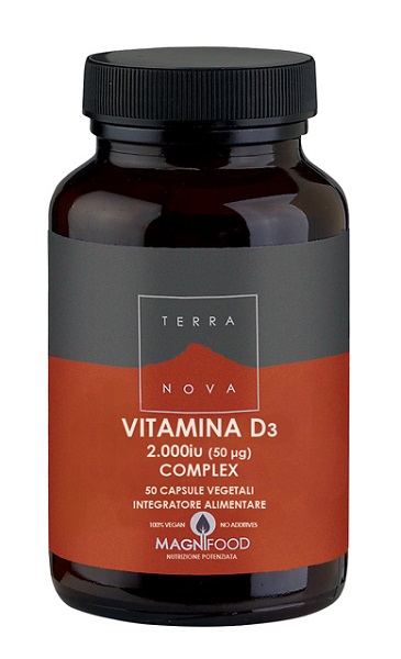 TERRANOVA COMPLESSO DI VITAMINA D3 2000 IU (50UG) 50 CAPSULE - Luckyfarma.it