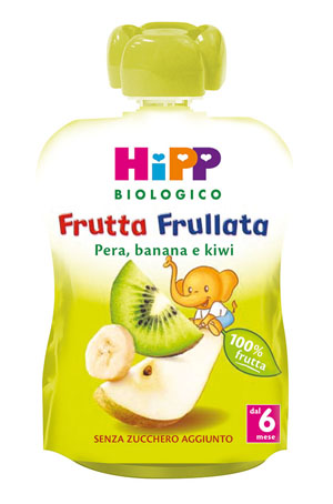 HIPP BIO FRUTTA FRULLATA PERA BANANA KIWI 90 G - Luckyfarma.it