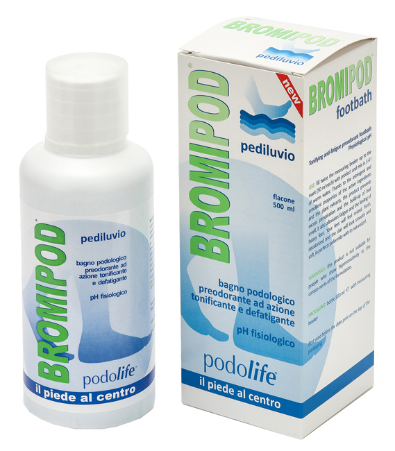 BROMIPOD PEDILUVIO DEFATICANTE 500 ML - Luckyfarma.it