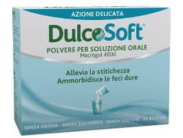 DULCOSOFT POLVERE PER SOLUZIONE ORALE 20 BUSTINE - Luckyfarma.it