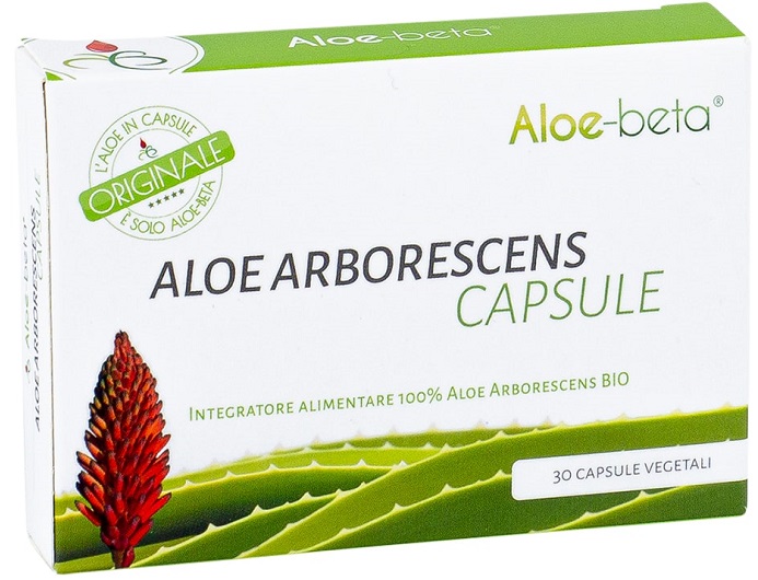 ALOE BETA 30 CAPSULE ALOE ARBORESCENS - Luckyfarma.it