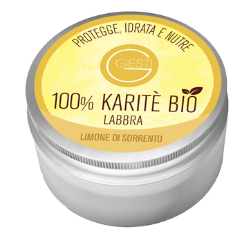GESTI 100% KARITE' BIO 10 ML LIMONE DI SORRENTO LABBRA - Luckyfarma.it