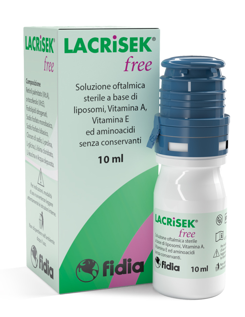 LACRISEK FREE SOLUZIONE OFTALMICA SENZA CONSERVANTI 10 ML - Luckyfarma.it
