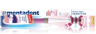 MENTADENT SPAZZOLINO VERTICAL EXPERT SENSI - Luckyfarma.it