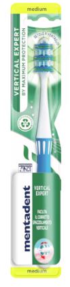 MENTADENT SPAZZOLINO VERTICAL EXPERT DENTI GUANCE - Luckyfarma.it