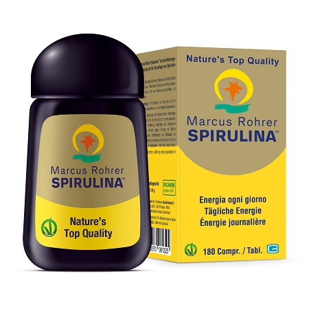 SPIRULINA MARCUS ROHRER RICARICA 180 COMPRESSE - Luckyfarma.it