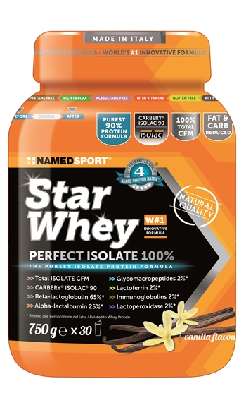 STAR WHEY ISOLATE VANILLA 750 G - Luckyfarma.it