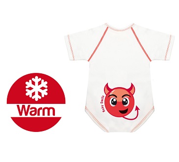 BODY 0 36 M CALDO COTONE WARM BABY SMILE DIAVOLETTO - Luckyfarma.it