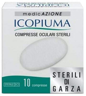 COMPRESSE OCULARI ADESIVE STERILI 10 PEZZI - Luckyfarma.it