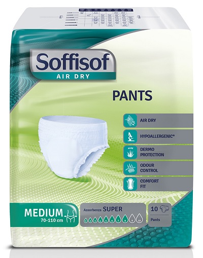SOFFISOF AIR DRY PULL UP PANTS M EXTRA 10 PEZZI - Luckyfarma.it