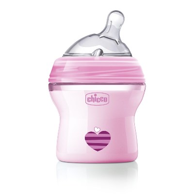 CHICCO BIBERON NATFEEL 0M+ 150 ML GIRL - Luckyfarma.it
