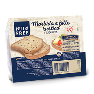 NUTRIFREE MORBIDO A FETTE RUSTICO 165 G - Luckyfarma.it