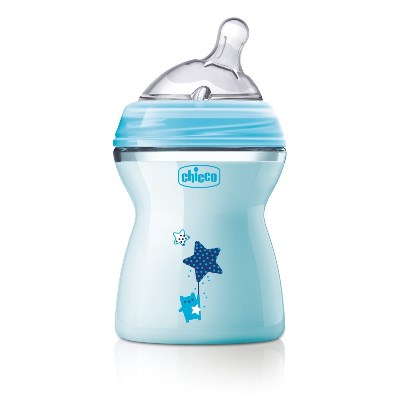 CHICCO BIBERON NATFEEL 2M+ BOY 250 ML - Luckyfarma.it