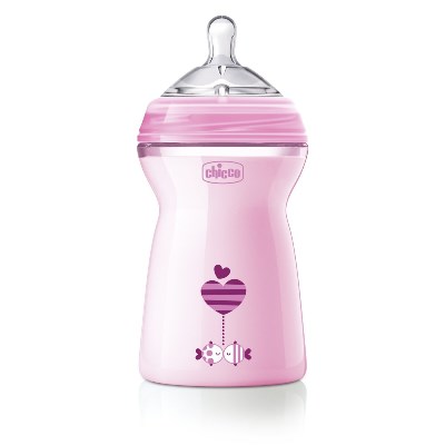 CHICCO BIBERON NATFEEL 6M+ GIRL 330 ML - Luckyfarma.it