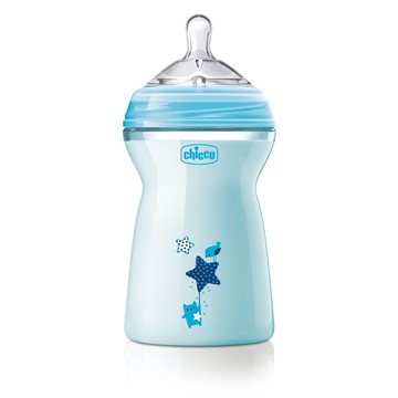 CHICCO BIBERON NATURAL FEELING 6 M+ BOY 330 ML - Luckyfarma.it
