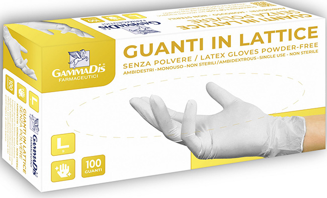 GUANTI LATTICE SENZA POLVERE SMALL 100 PEZZI - Luckyfarma.it