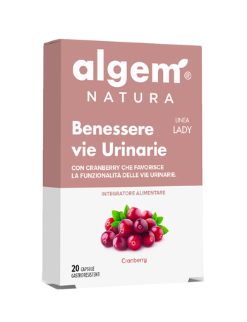 ALGEM LADY BENESSERE VIE URINARIE 20 CAPSULE 710 MG - Luckyfarma.it