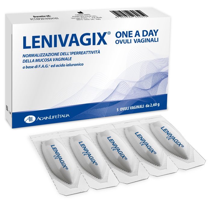LENIVAGIX ONE A DAY 5 OVULI VAGINALI - Luckyfarma.it
