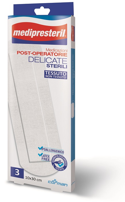 MEDIPRESTERIL MEDICAZIONI POST OPERATORIE DELICATE 10 X 30 3 PEZZI - Luckyfarma.it