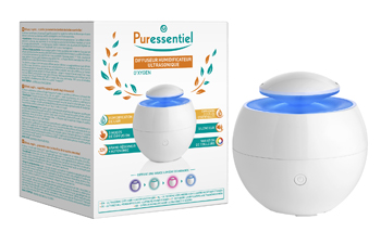 PURESSENTIEL DIFFUSORE UMIDIFICATORE ULTRASONICO O'XYGEN - Luckyfarma.it