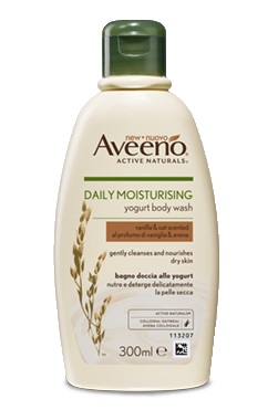 AVEENO BAGNO DOCCIA YOGURT VANIGLIA & AVENA 300 ML - Luckyfarma.it