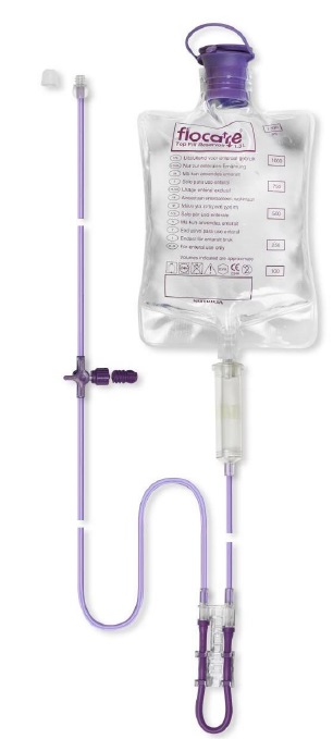 FLOCARE SACCA CON DEFLUSSORE DA 1,3 L POMPA INFINITY - Luckyfarma.it