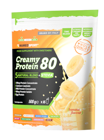 CREAMY PROTEIN 80 BANANA 500 G - Luckyfarma.it