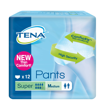 PANNOLONE PULL UP TENA PANTS SUPER TAGLIA MEDIUM 12 PEZZI - Luckyfarma.it