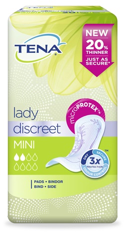 PANNOLONE SAGOMATO TENA DISCREET MINI 20 PEZZI - Luckyfarma.it