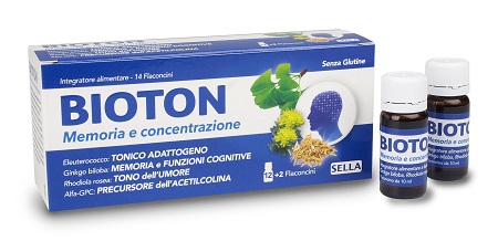 BIOTON ELEUTEROCOCCO MEMORIA CONCENTRAZIONE 14 FLACONCINI - Luckyfarma.it