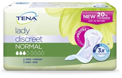 PANNOLONE SAGOMATO TENA DISCREET NORMAL 12 PEZZI - Luckyfarma.it