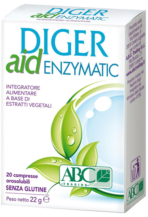 DIGER AID ENZYMATIC 20 COMPRESSE - Luckyfarma.it